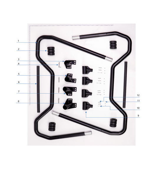 Juego de aterrizaje modelo T-40 (Trípode)